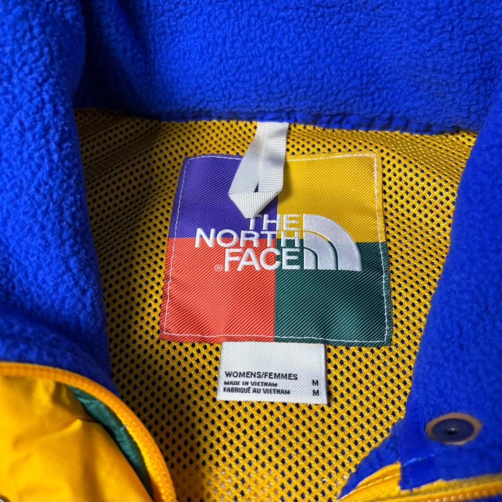 The North Face Royal Blue Colorblock Fleece Jacket NF0A7REM Womens M - Picture 5 of 11